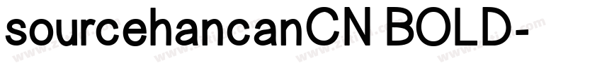 sourcehancanCN BOLD字体转换